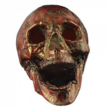 Декорация на Хэллоуин «Сгоревший череп» с подсветкой