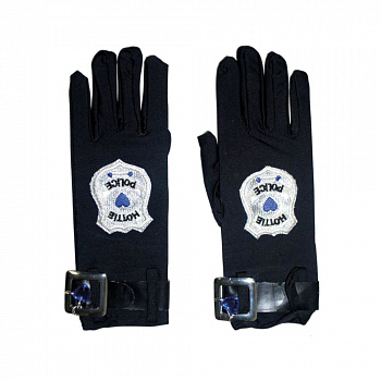 Перчатки полицейского для девушки