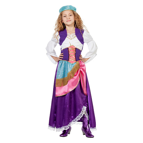 Карнавальный костюм «Цыганка» для девочки