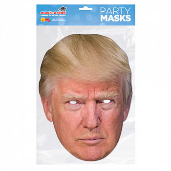 Бумажная маска Дональда Трампа 