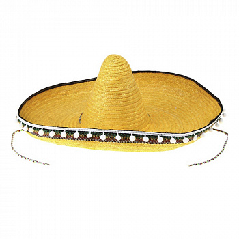 Мексиканская шляпа сомбреро с широкими полями