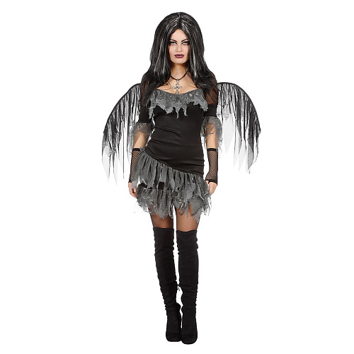 Женский костюм падшего ангела на Хэллоуин