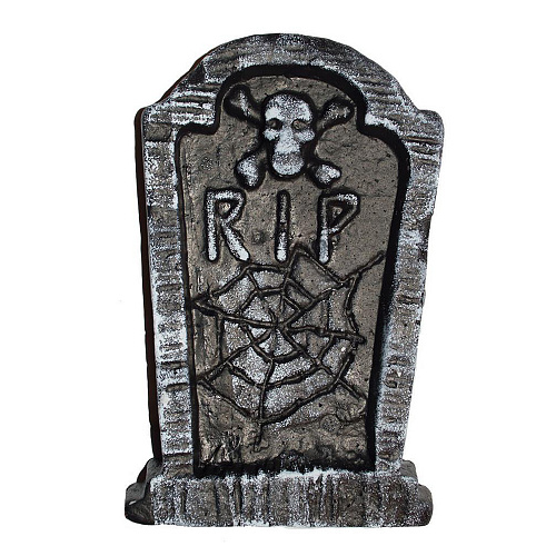 Надгробие «RIP» - украшение на Хэллоуин