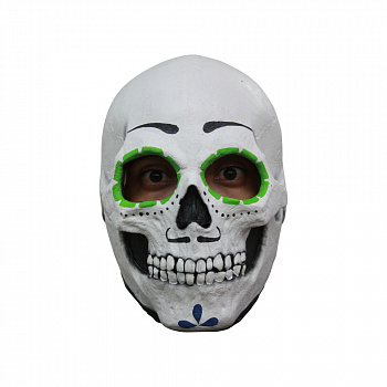 Латексная маска скелета «День мёртвых» 