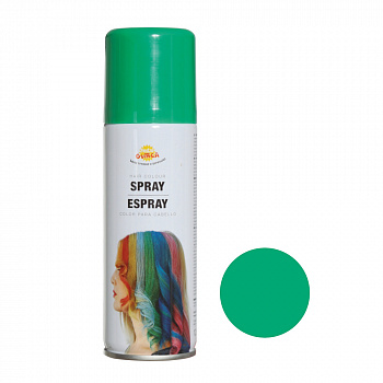 Зеленая спрей-краска для волос и тела