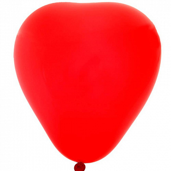 Воздушный шарик "Алое сердце"
