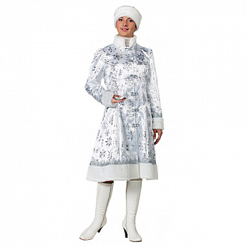 Белый костюм Снегурочки для девушки