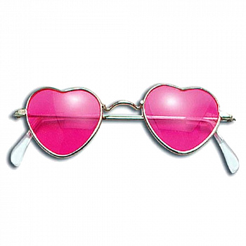 Розовые очки «Сердечки»