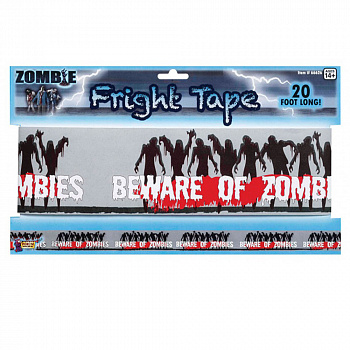 Ограничительная лента «Остерегайтесь зомби»