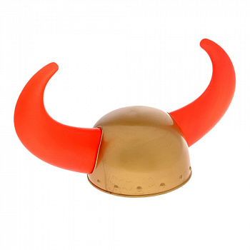 Шлем викинга со светящимися рогами