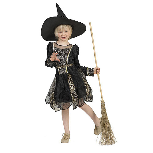 Детский костюм ведьмы на Хэллоуин