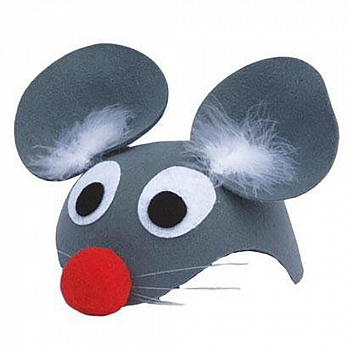 Карнавальная шапочка мышки