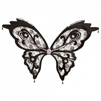 Черные крылья бабочки