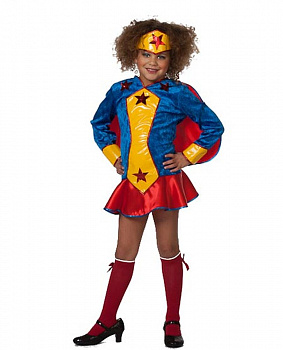 Карнавальный костюм супер-девочки
