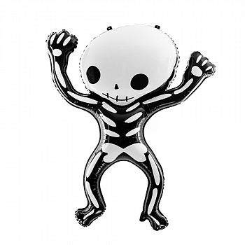Фольгированный шар на Хэллоуин «Скелет»