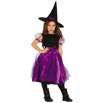 Костюм фиолетовой ведьмы для девочки