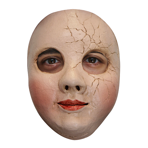 Латексная маска «Сломанная кукла» 