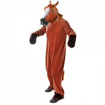 Новогодний костюм лошади для взрослых