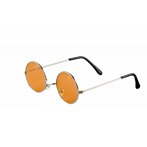 Оранжевые очки хиппи
