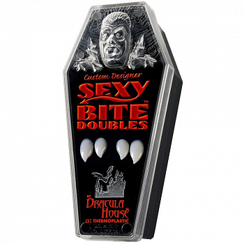 Многоразовые двойные клыки вампира «Sexy Bite Doubles»