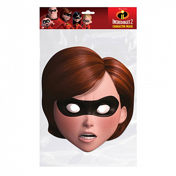 Бумажная маска Эластики из м/ф «Суперсемейка» 