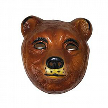 Детская маска медведя 