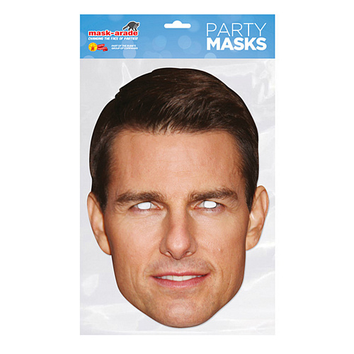 Бумажная маска Тома Круза 